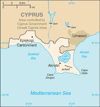 akrotiri cyprus map