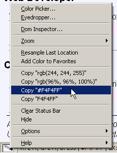 Colorzilla  - Utilizacin 2
