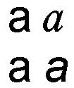 Ejemplo de fuente oblique e italic