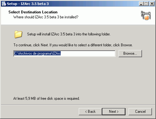 IZArc - Instalacin - Paso 4