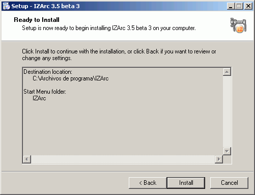 IZArc - Instalacin - Paso 7