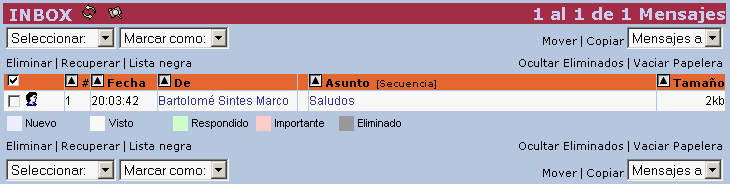 CorreoCV - El mensaje ya ha sido leido CorreoCV - El mensaje ya ha sido leido