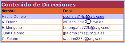CorreoCV - Haz clic en la dirección para enviar un correo CorreoCV - Haz clic en la dirección para enviar un correo