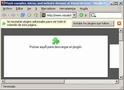 Mozilla Firefox 1.0 - Instalacin plug-in Flash - paso 1