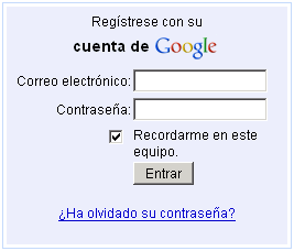 Google - Formulario de entrada