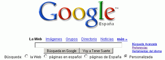 Google - Pgina principal personalizada