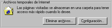 Internet Explorer 5.5 - Borrar Archivos temporales de Internet 1