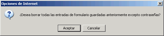 Internet Explorer 6.0 - Borrar entradas de formularios