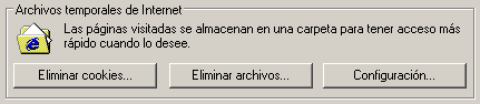 Internet Explorer 6.0 - Borrar Archivos temporales de Internet 1