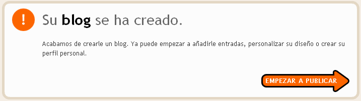 Blogger - Crear un Weblog - Paso 1