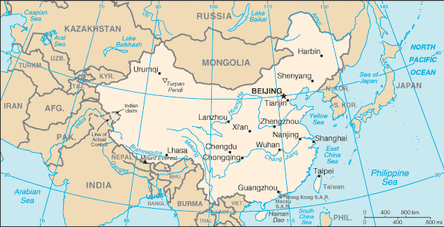 Map of China