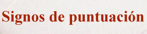 Signos de puntuacin